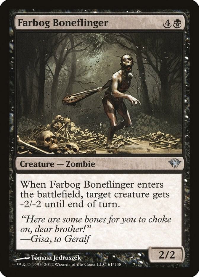 Farbog Boneflinger 61 card from Dark Ascension
