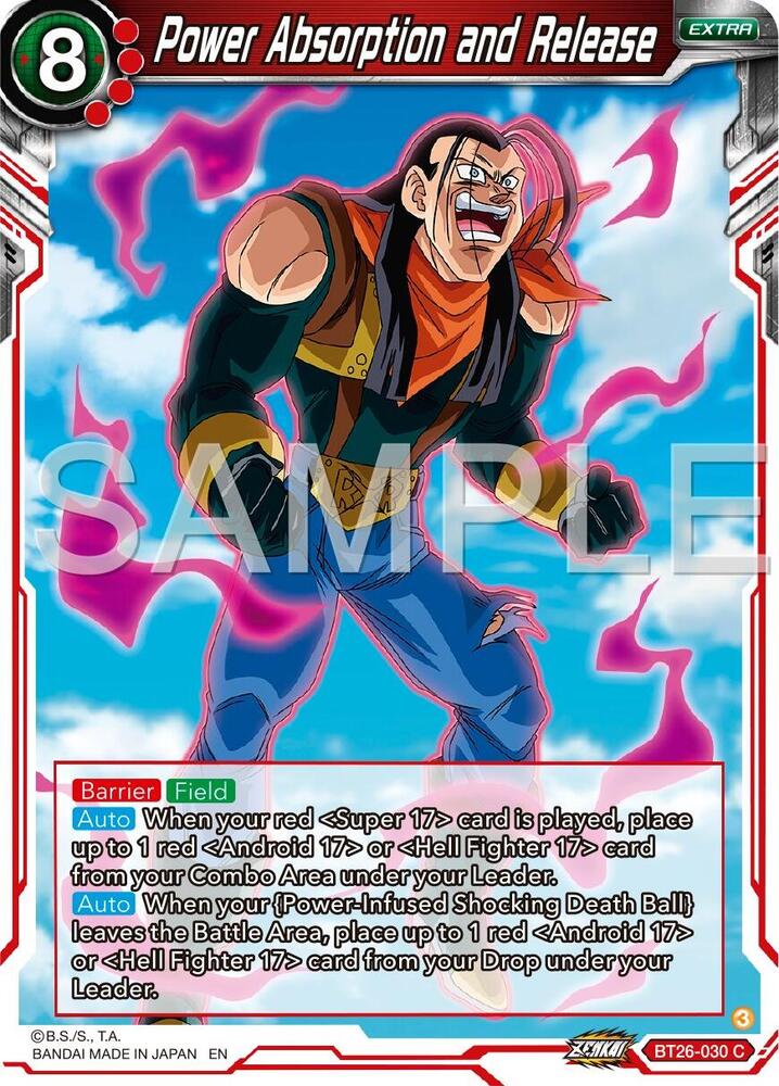 Power Absorption and Release BT26-030 card from Ultimate Advent