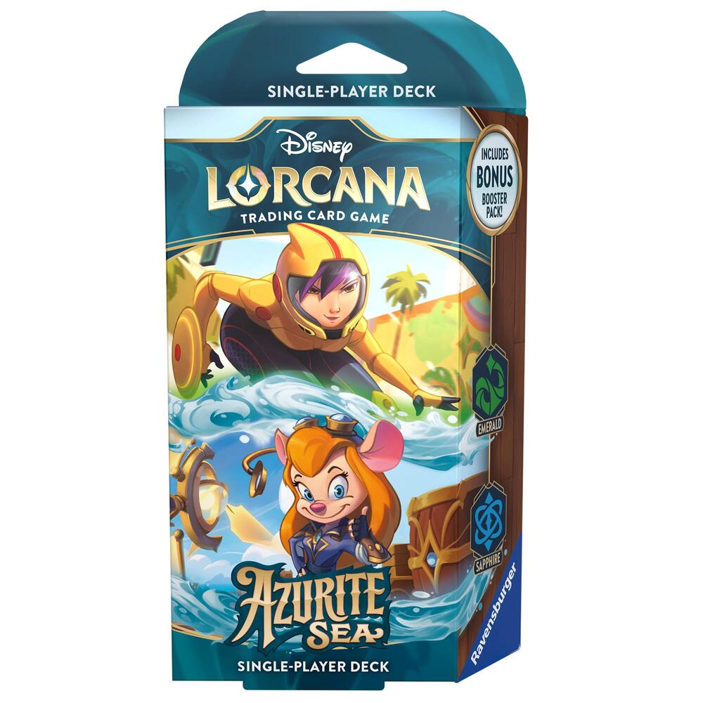Disney Lorcana: Azurite Sea Starter Deck (Emerald & Sapphire) card from Azurite Sea