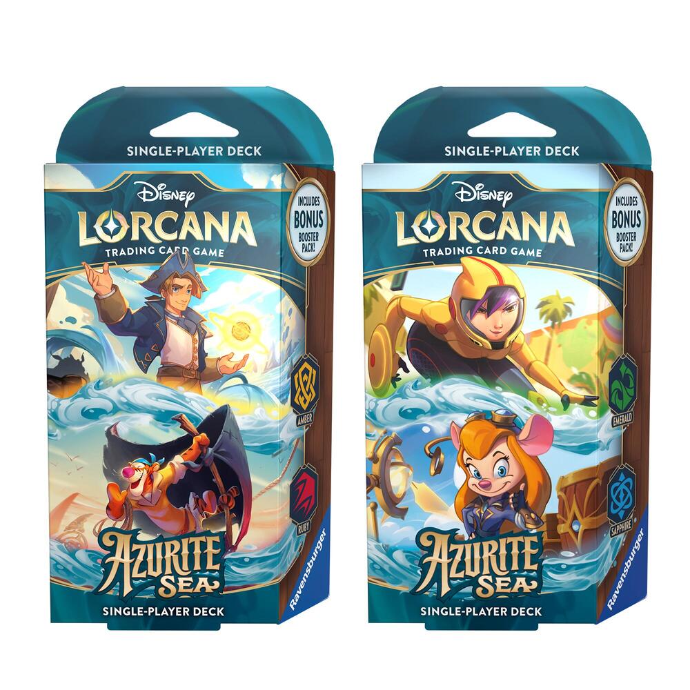Disney Lorcana: Azurite Sea Starter Deck [Set of 2] card from Azurite Sea