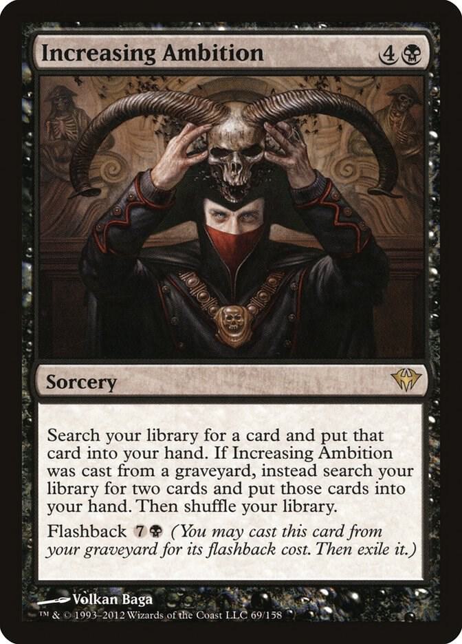 Increasing Ambition 69 card from Dark Ascension
