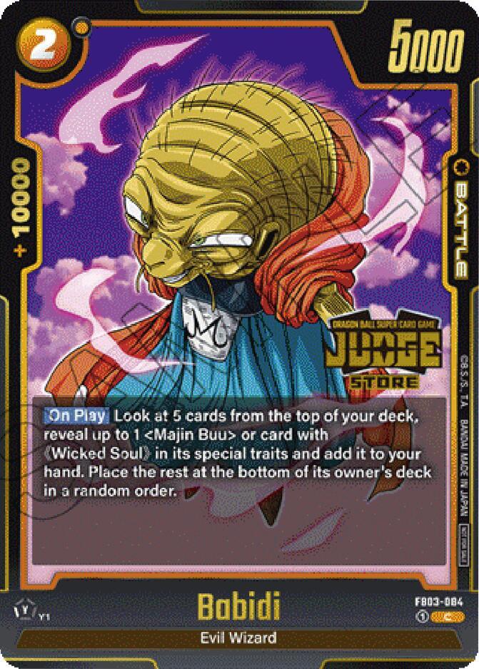 Babidi (Judge Pack (Store Judge) 02) FB03-084 card from Tournament and Championship Promos