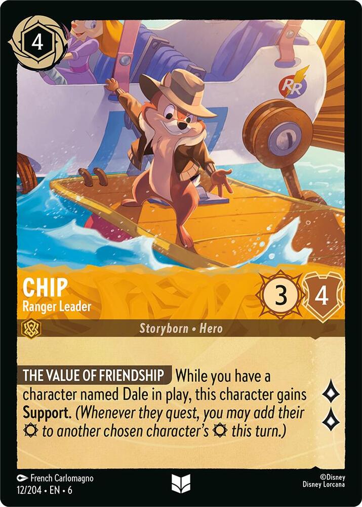 Chip - Ranger Leader 12/204 card from Azurite Sea
