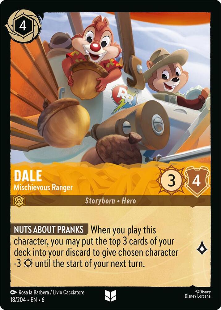Dale - Mischievous Ranger 18/204 card from Azurite Sea
