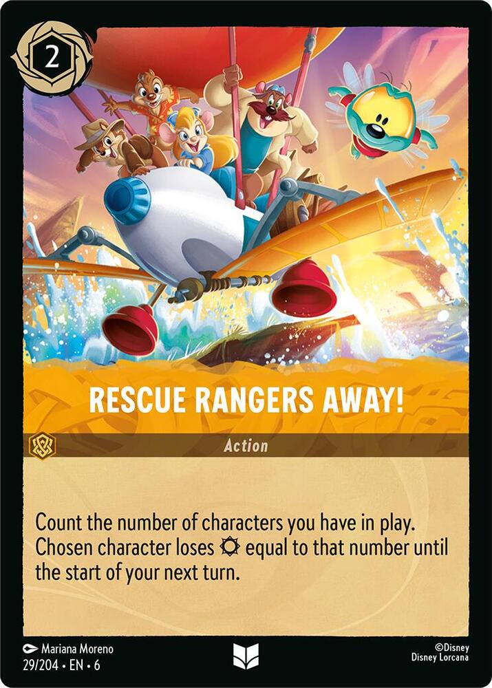 Rescue Rangers Away! 29/204 card from Azurite Sea