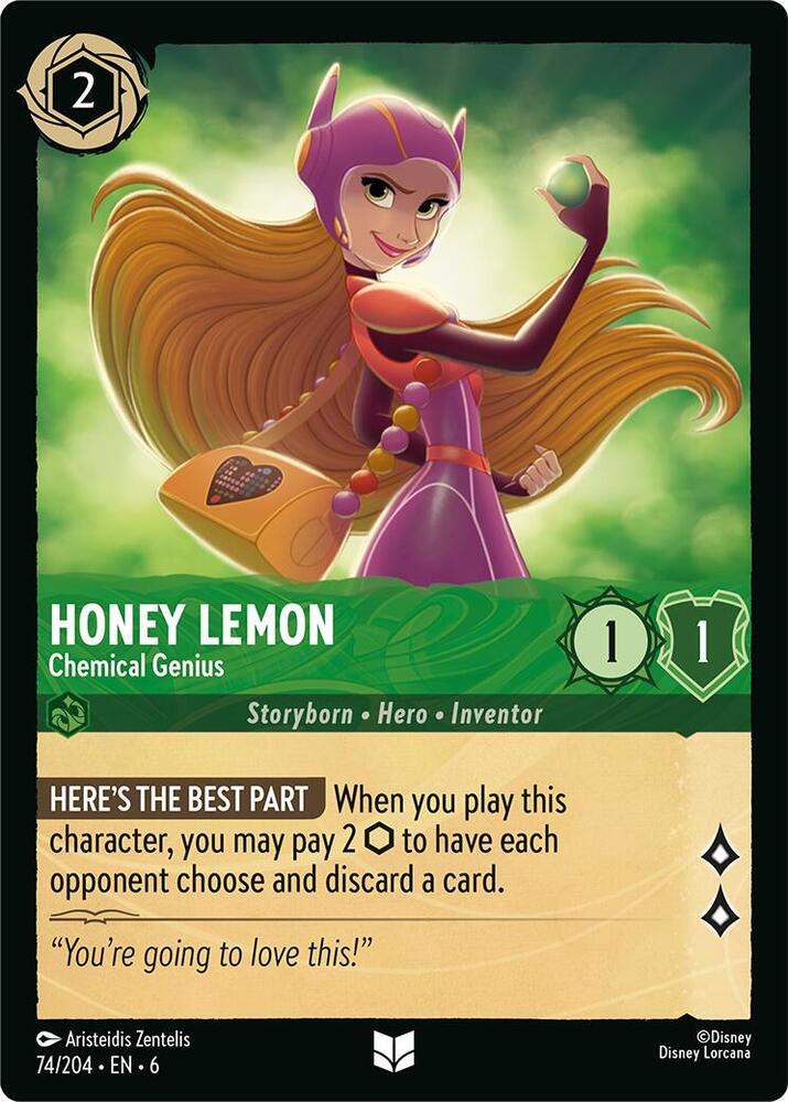 Honey Lemon - Chemical Genius 74/204 card from Azurite Sea