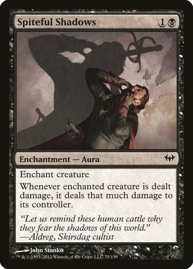 Spiteful Shadows 75 card from Dark Ascension