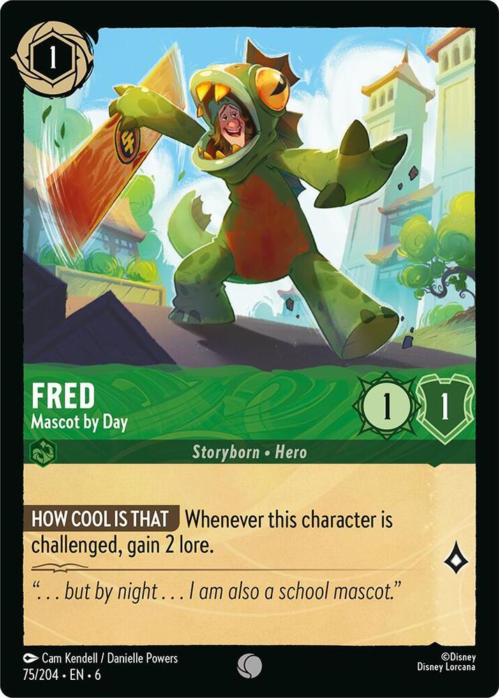 Fred - Mascot by Day 75/204 card from Azurite Sea