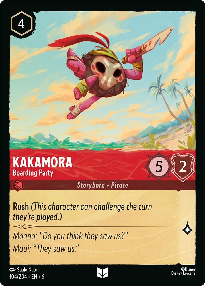 Kakamora - Boarding Party 104/204 card from Azurite Sea