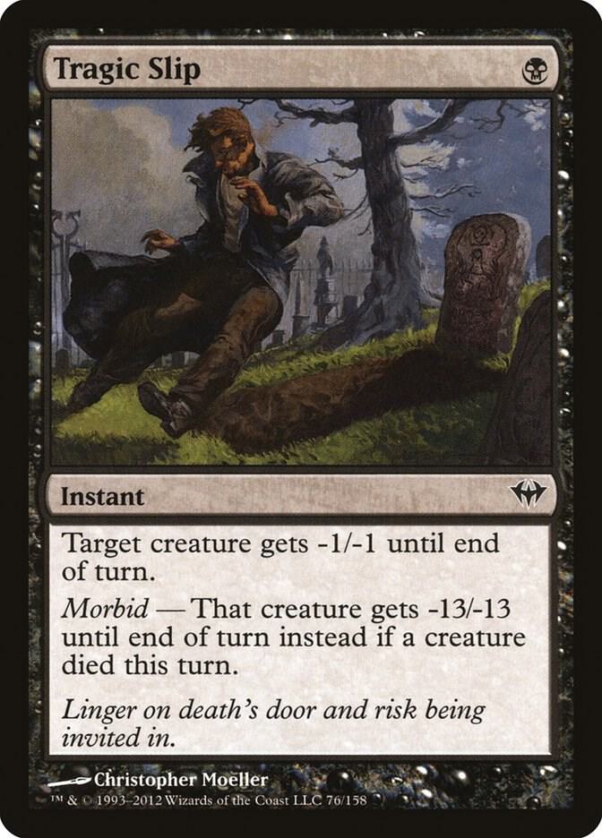 Tragic Slip 76 card from Dark Ascension