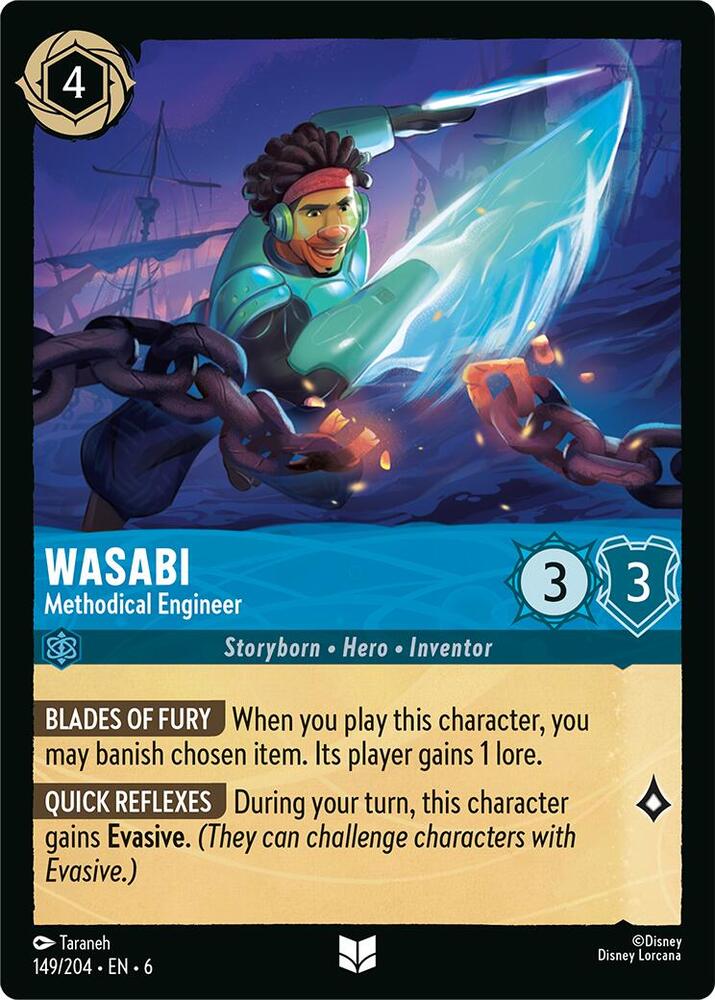 Wasabi - Methodical Engineer 149/204 card from Azurite Sea