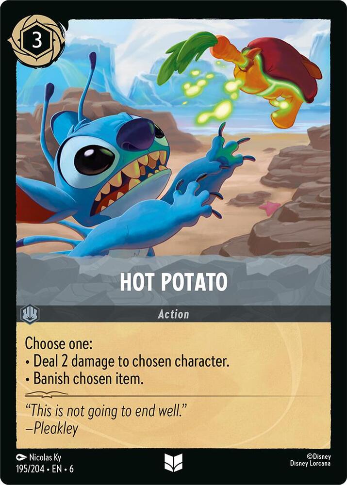 Hot Potato 195/204 card from Azurite Sea