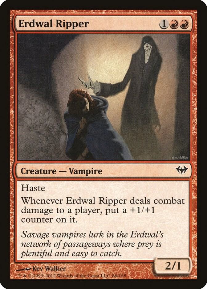 Erdwal Ripper 86 card from Dark Ascension