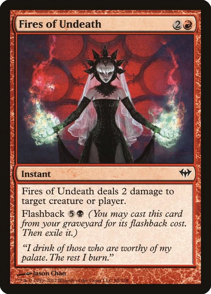 Fires of Undeath 88 card from Dark Ascension