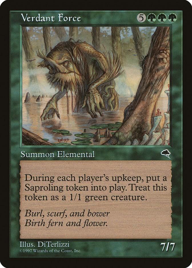 Verdant Force 263 card from Tempest