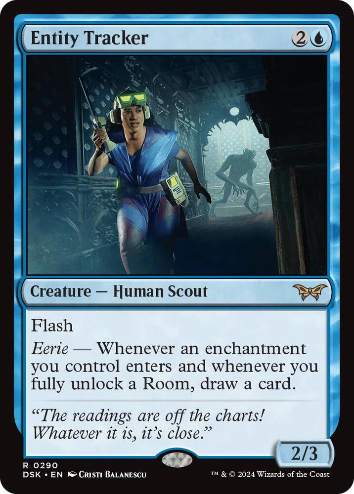 Entity Tracker 290 card from Duskmourn: House of Horror