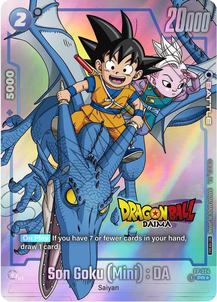 Son Goku (Mini) : DA (Dragon Ball DAIMA) FP-024 card from Fusion World Promotion Cards and Packs