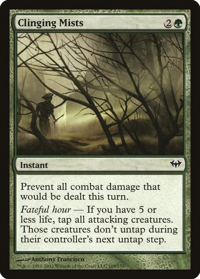 Clinging Mists 109 card from Dark Ascension