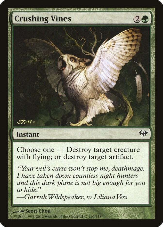 Crushing Vines 110 card from Dark Ascension