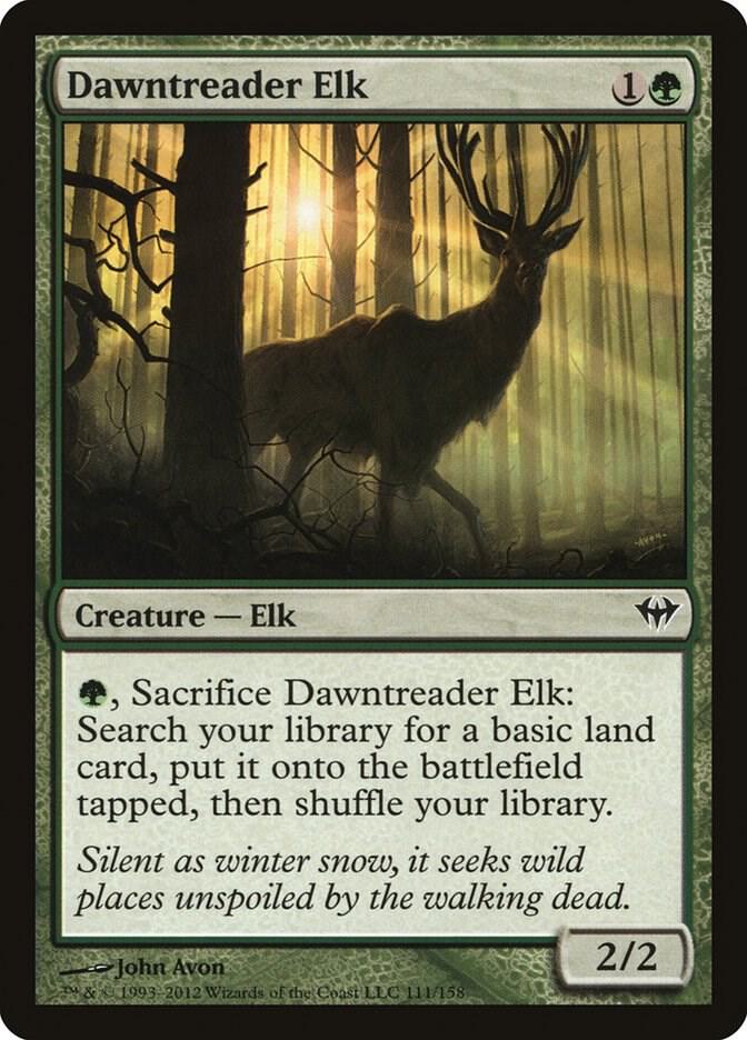 Dawntreader Elk 111 card from Dark Ascension
