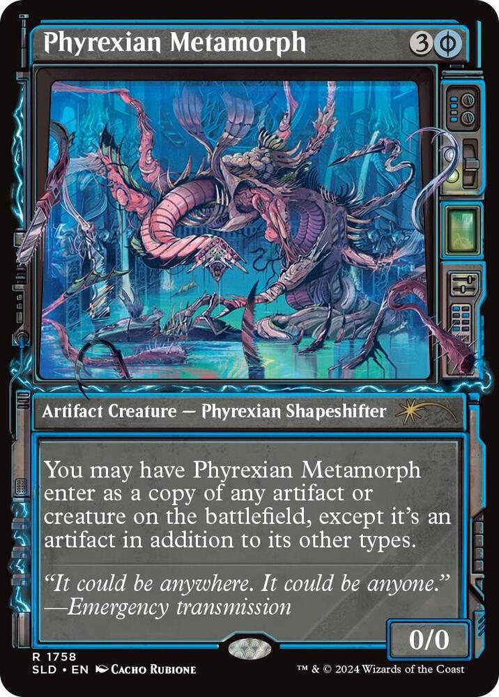 Phyrexian Metamorph 1758 card from Secret Lair Drop Series