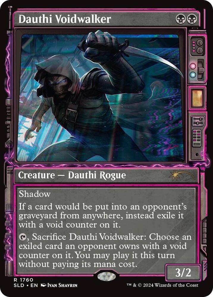 Dauthi Voidwalker 1760 card from Secret Lair Drop Series
