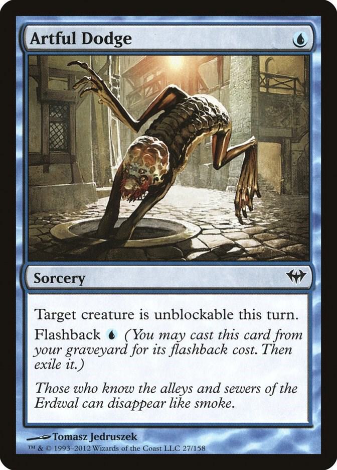 Artful Dodge 27 card from Dark Ascension