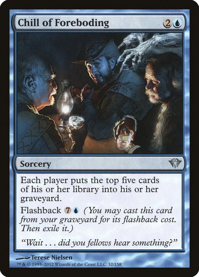 Chill of Foreboding 32 card from Dark Ascension