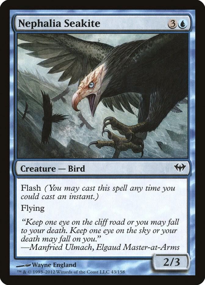 Nephalia Seakite 43 card from Dark Ascension