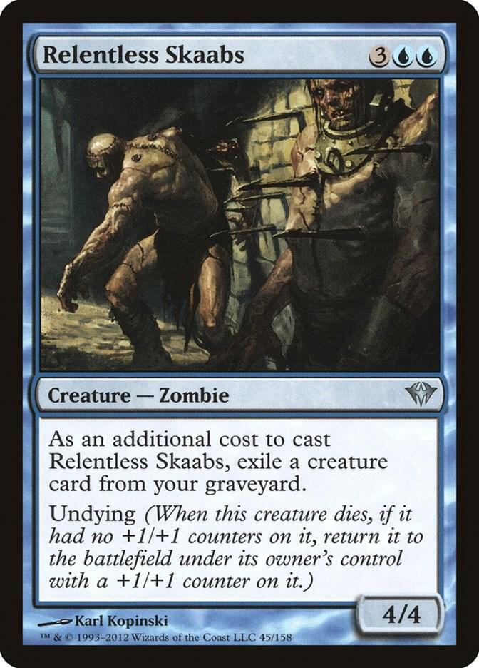 Relentless Skaabs 45 card from Dark Ascension