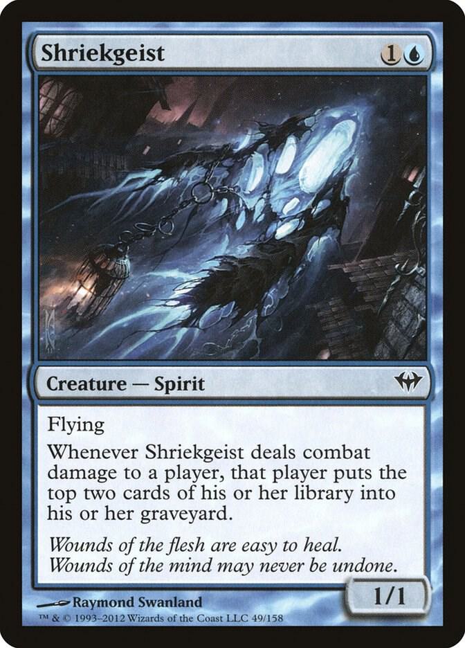 Shriekgeist 49 card from Dark Ascension