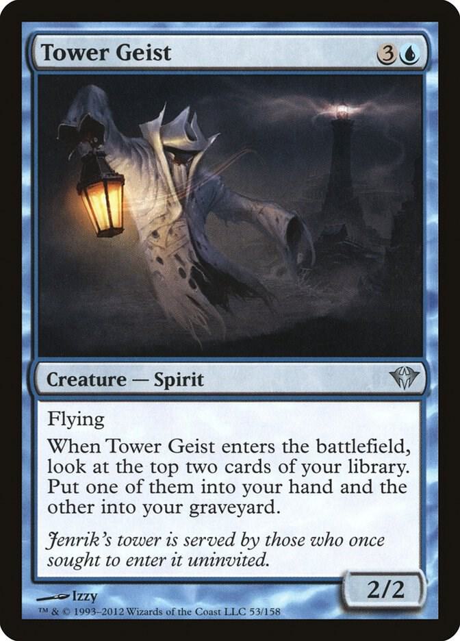 Tower Geist 53 card from Dark Ascension