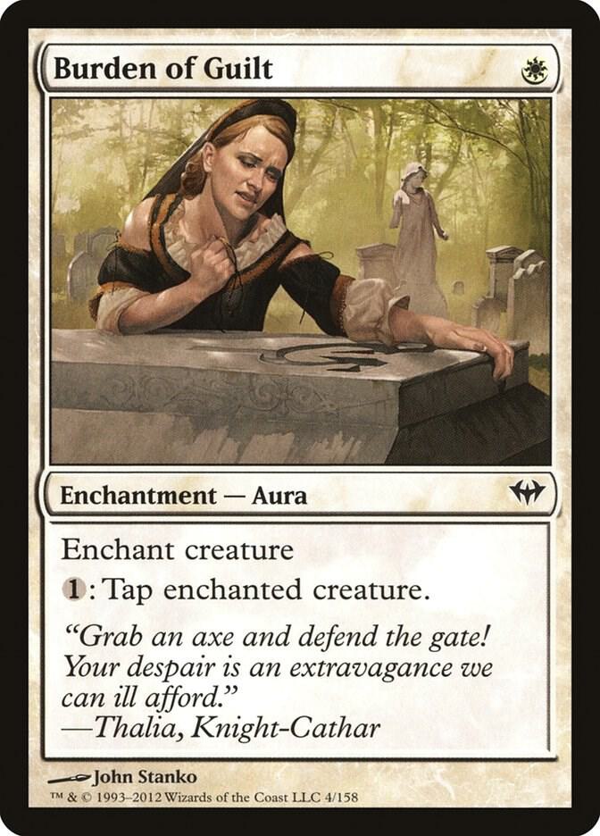 Burden of Guilt 4 card from Dark Ascension