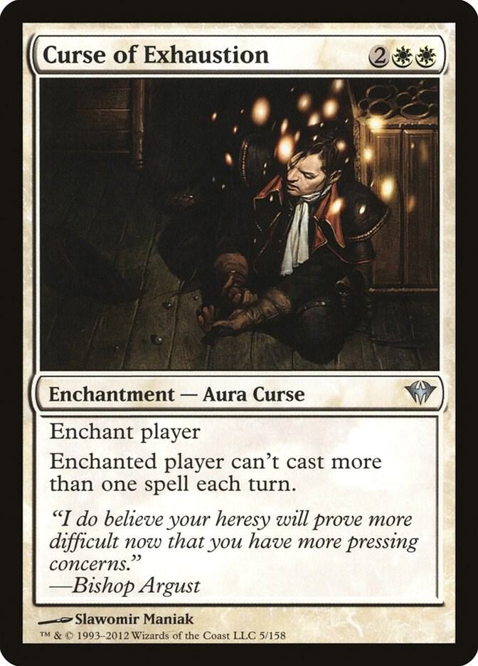 Curse of Exhaustion 5 card from Dark Ascension