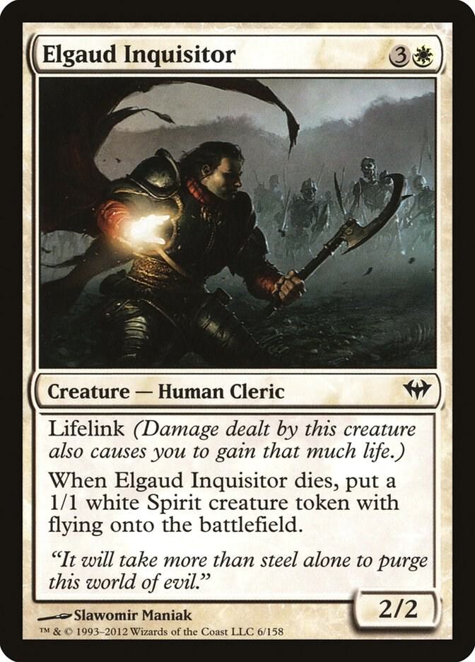 Elgaud Inquisitor 6 card from Dark Ascension