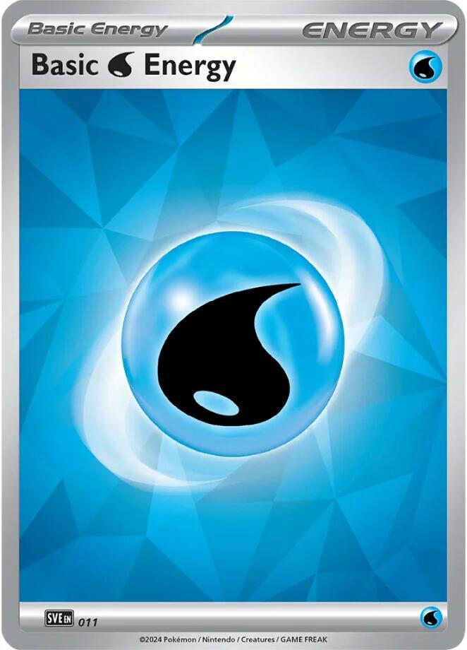 Basic Water Energy 011 card from SV07: Stellar Crown