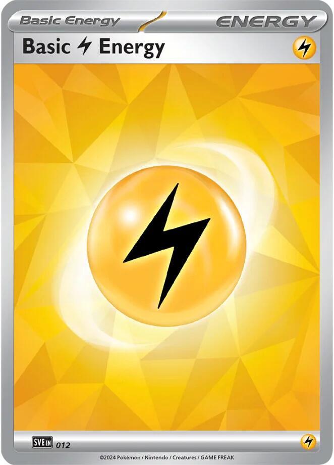 Basic Lightning Energy 012 card from SV07: Stellar Crown