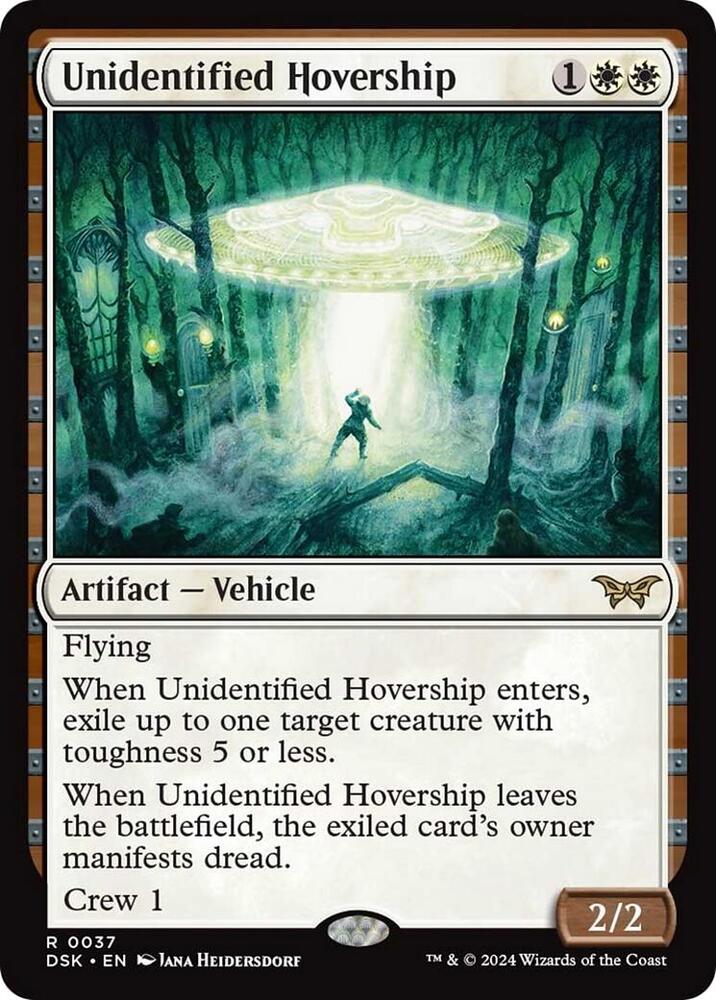 Unidentified Hovership 37 card from Duskmourn: House of Horror