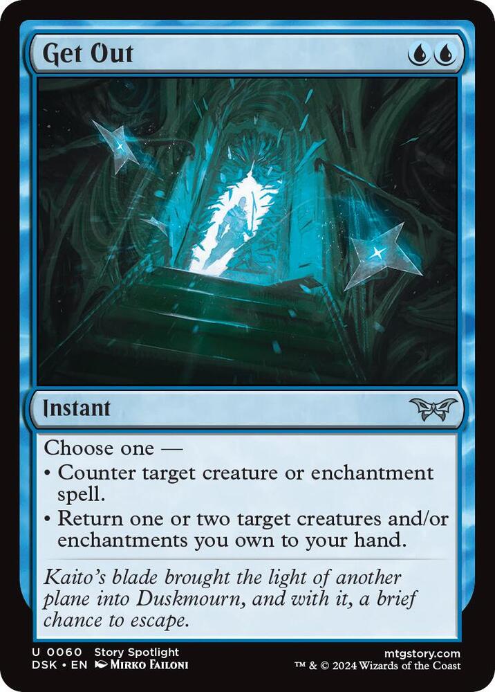 Get Out 60 card from Duskmourn: House of Horror