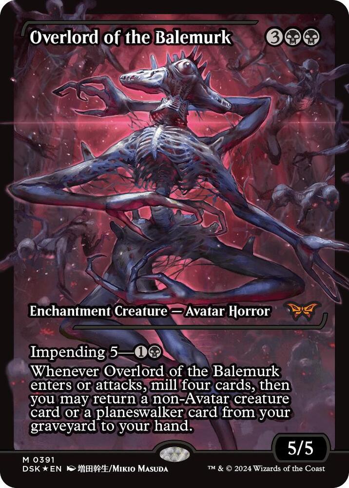 Overlord of the Balemurk (Showcase) 391 card from Duskmourn: House of Horror