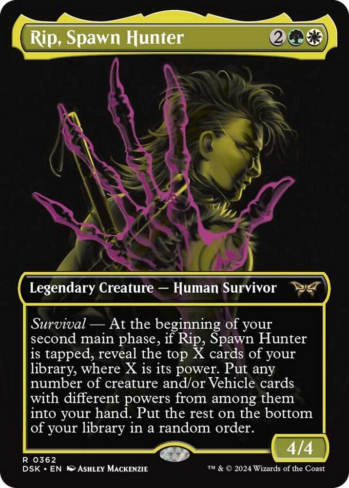 Rip, Spawn Hunter (Showcase) 362 card from Duskmourn: House of Horror