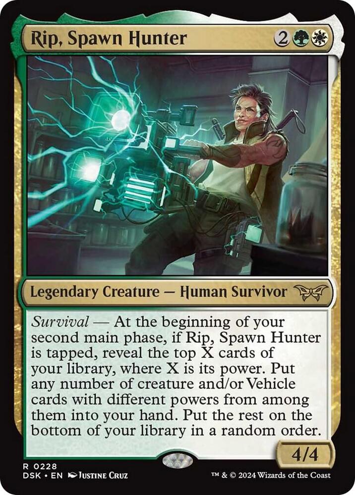 Rip, Spawn Hunter 228 card from Duskmourn: House of Horror