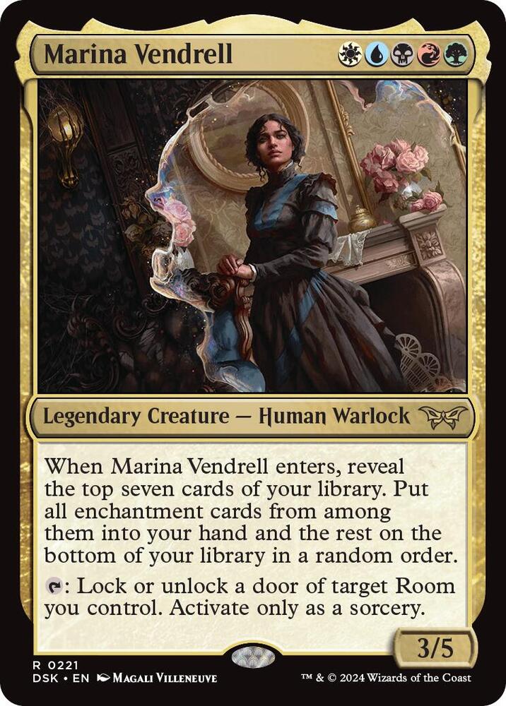 Marina Vendrell 221 card from Duskmourn: House of Horror