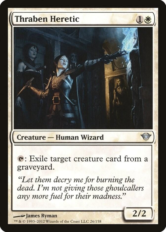 Thraben Heretic 26 card from Dark Ascension