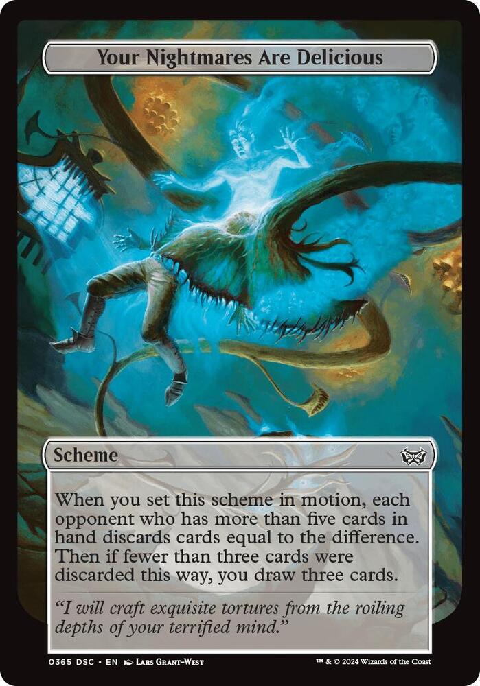 Your Nightmares Are Delicious (Full Art) 365 card from Archenemy: Duskmourn