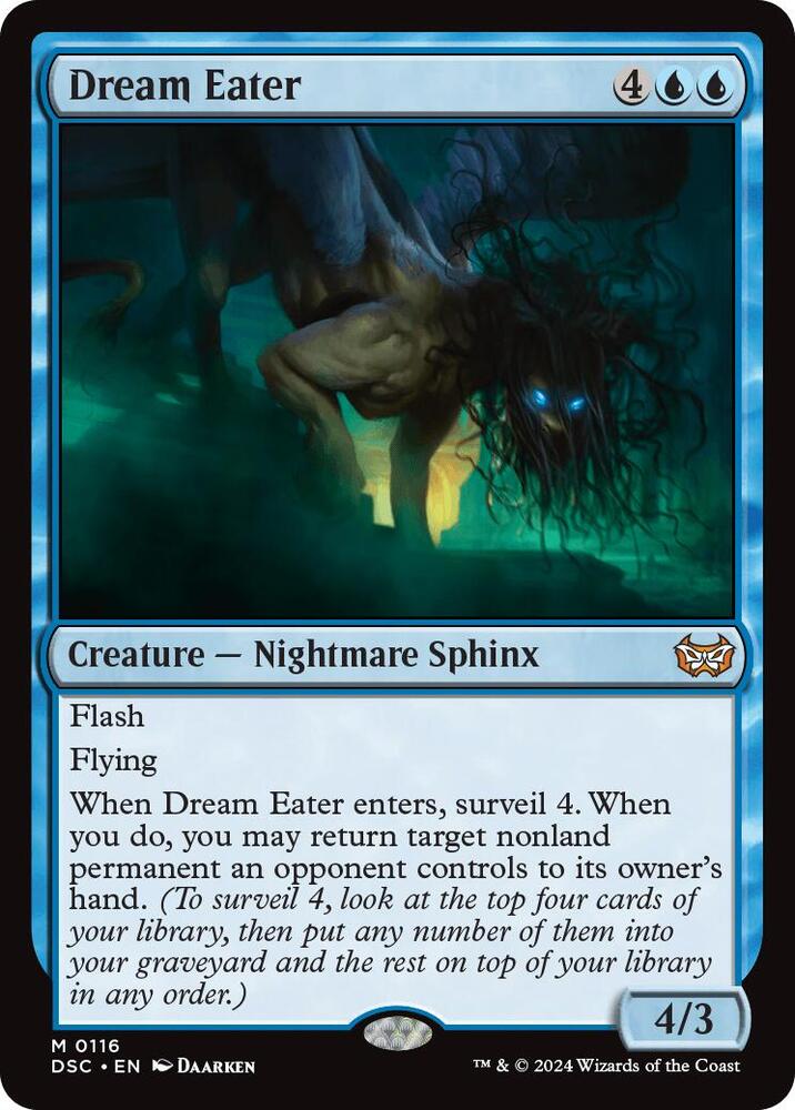 Dream Eater 116 card from Commander: Duskmourn: House of Horror