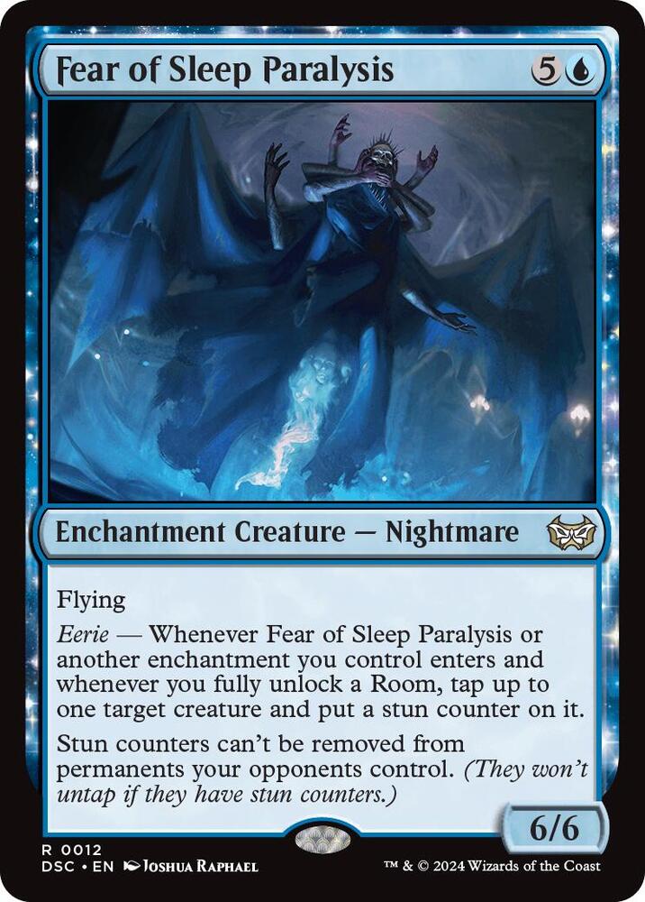 Fear of Sleep Paralysis 12 card from Commander: Duskmourn: House of Horror