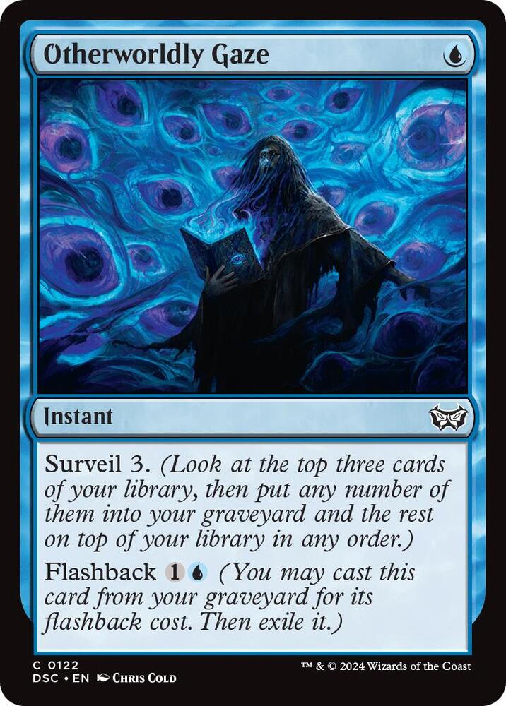 Otherworldly Gaze 122 card from Commander: Duskmourn: House of Horror