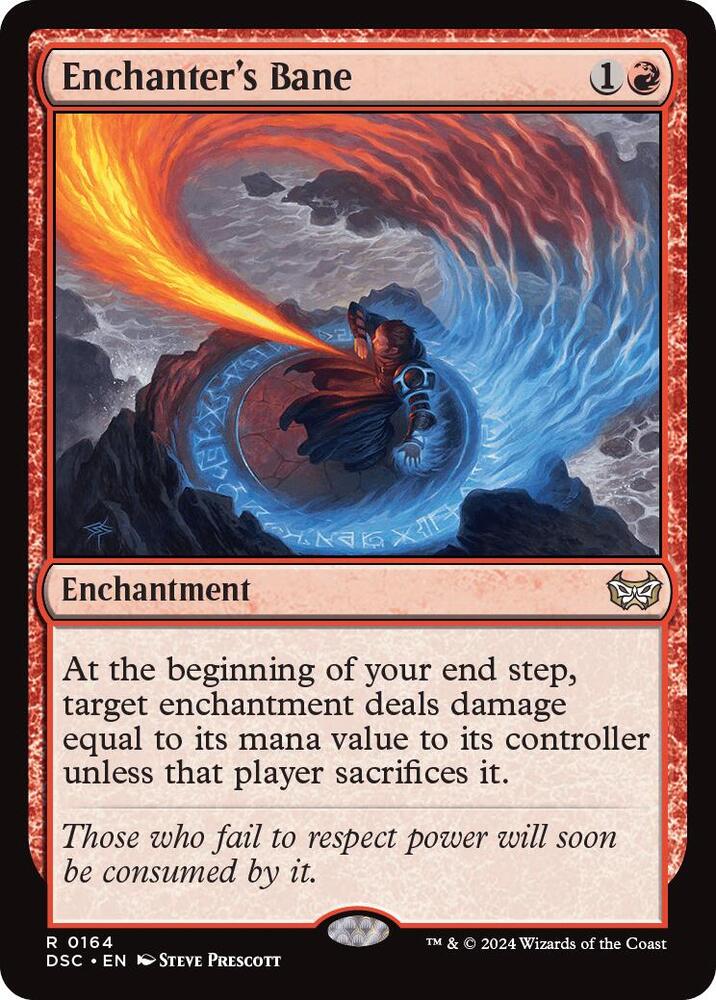 Enchanter's Bane 164 card from Commander: Duskmourn: House of Horror