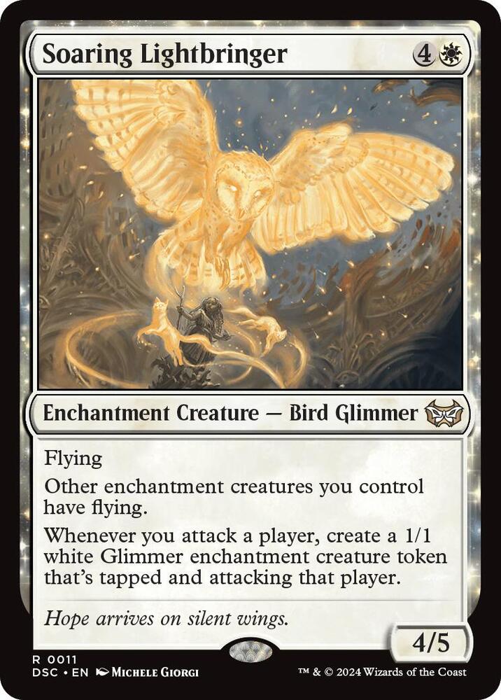 Soaring Lightbringer 11 card from Commander: Duskmourn: House of Horror